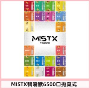 MIST X 鴨嘴獸6500口拋棄式電子煙#台灣現貨#