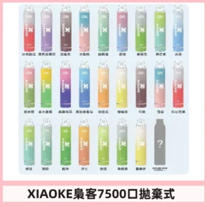 梟客XIAOKE|7500口可發光拋棄式電子煙 跑馬燈一次性